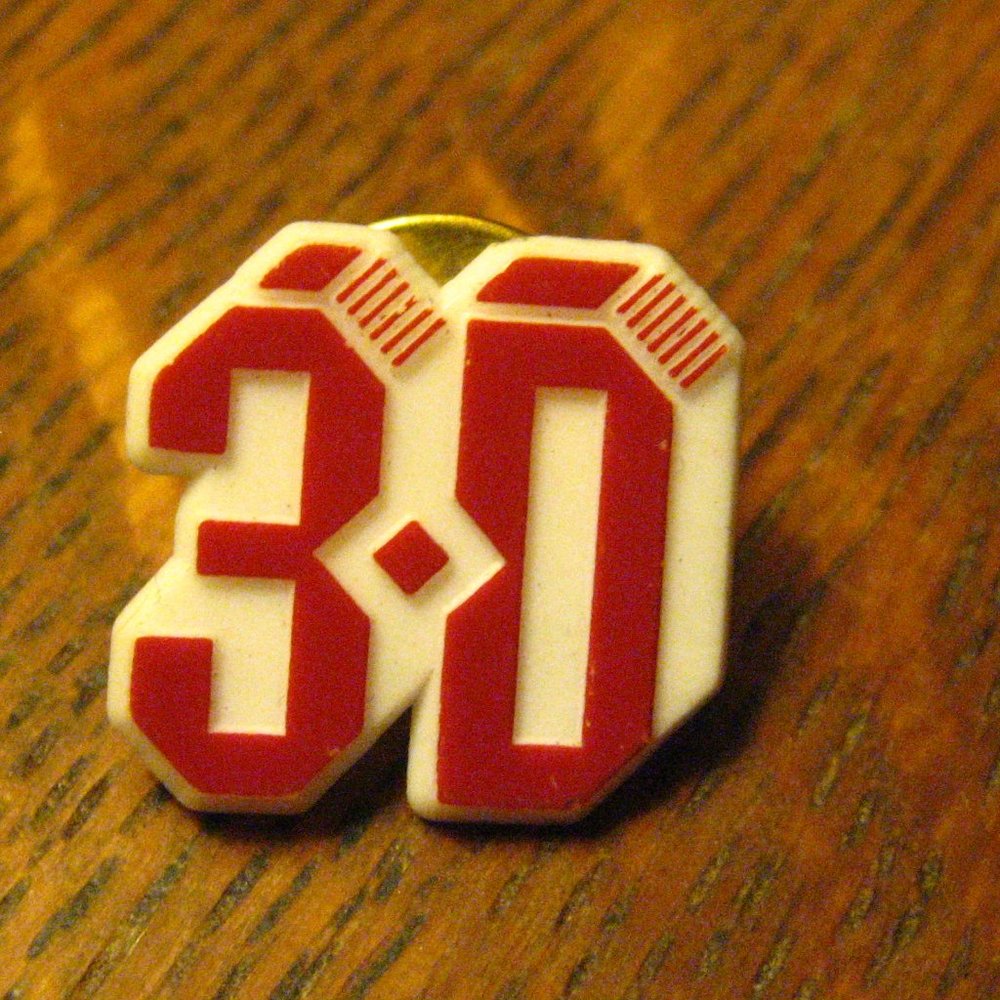 3D Three Dimensional Movie Vintage Lapel Pin
